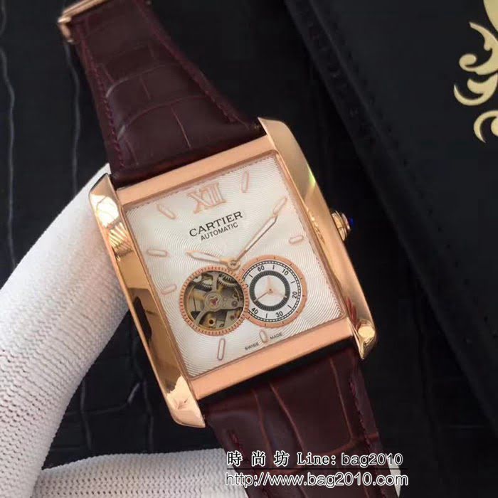 CARTIER卡地亞 熱賣精品 全自動機械 男士腕表 WSS2460